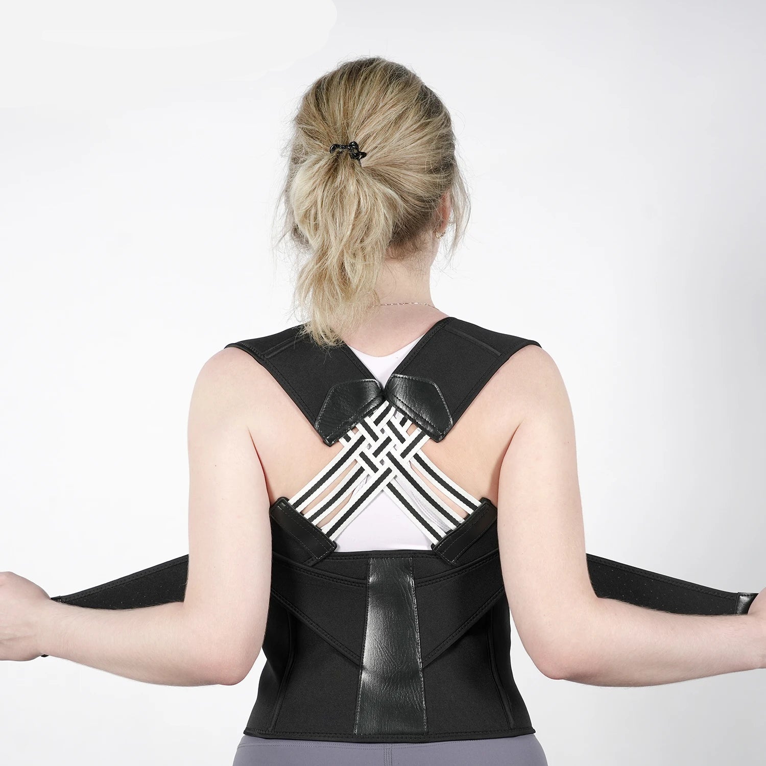 Posture Corrector for Women and Men, Adjustable Shoulder Posture Brace, Back Straightener Posture, Used for Middle Upper Spine