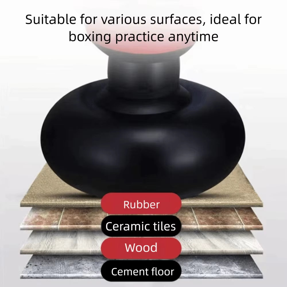 Portable PVC Inflatable Punching Bag Thickened Tumbler Design Free Standing Boxing Bag Bounce-Back Punch Bag Indoor Outdoor Play