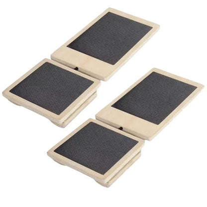 Single Leg Ankle Strengthener Wooden Foot Stretcher anti Slip Wobble Board Balance Posture Corrector Therapy Rehab Tool