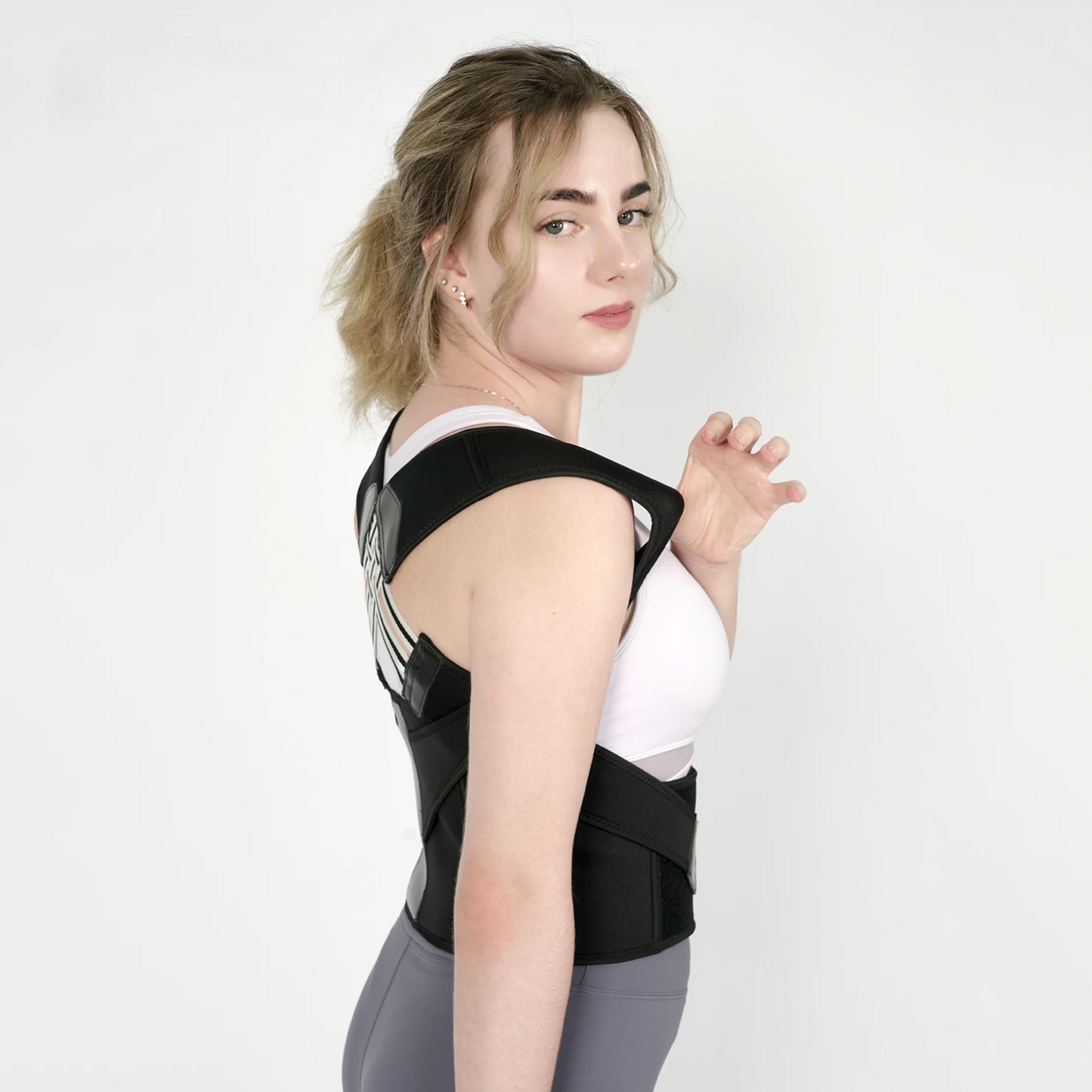 Adjustable Shoulder & Back Brace – Perfect for Women & Men