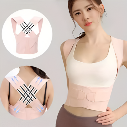 Adjustable Shoulder & Back Brace – Perfect for Women & Men